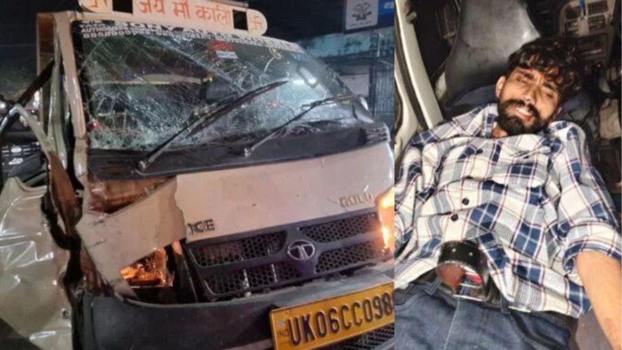 हल्द्वानी गौलापार बाईपास रोड पर सड़क हादसा, फॉर्च्यूनर और छोटा हाथी की टक्कर