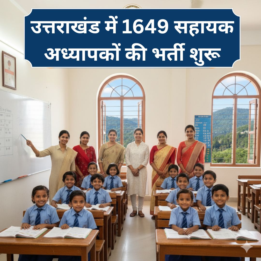 उत्तराखंड सहायक अध्यापक भर्ती 2025