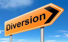 बागेश्वर में यातायात डायवर्जन