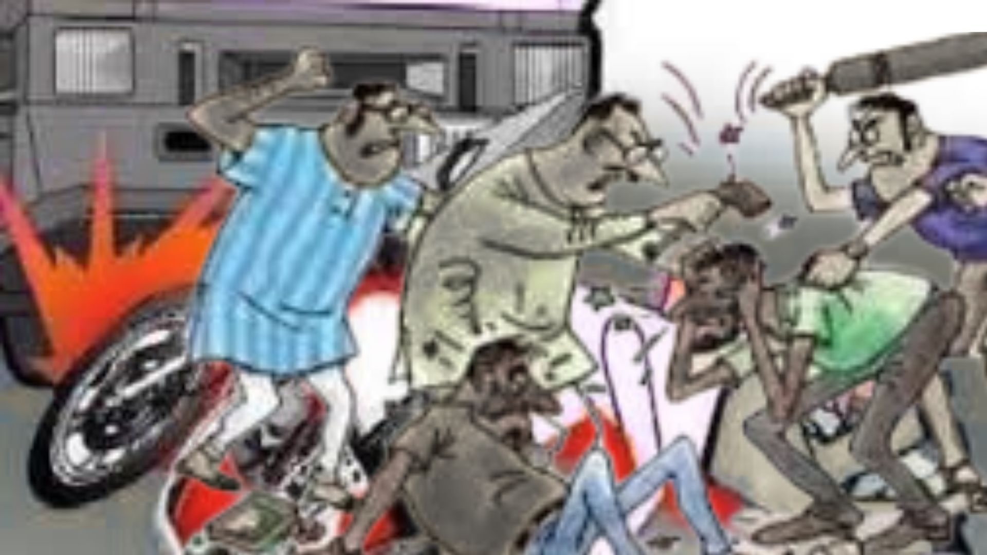 खटीमा रोडवेज के पास खूनी संघर्ष