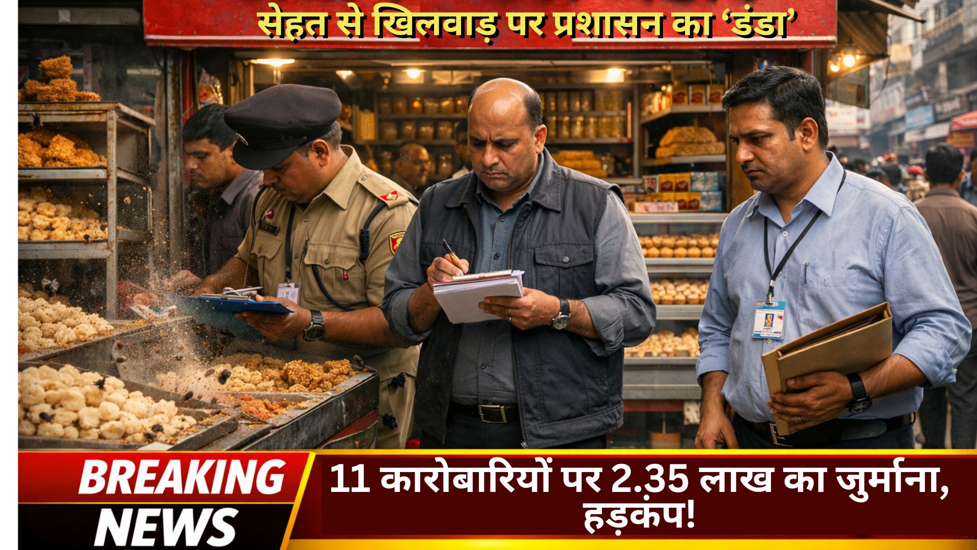 सेहत से खिलवाड़ पर प्रशासन का ‘डंडा’