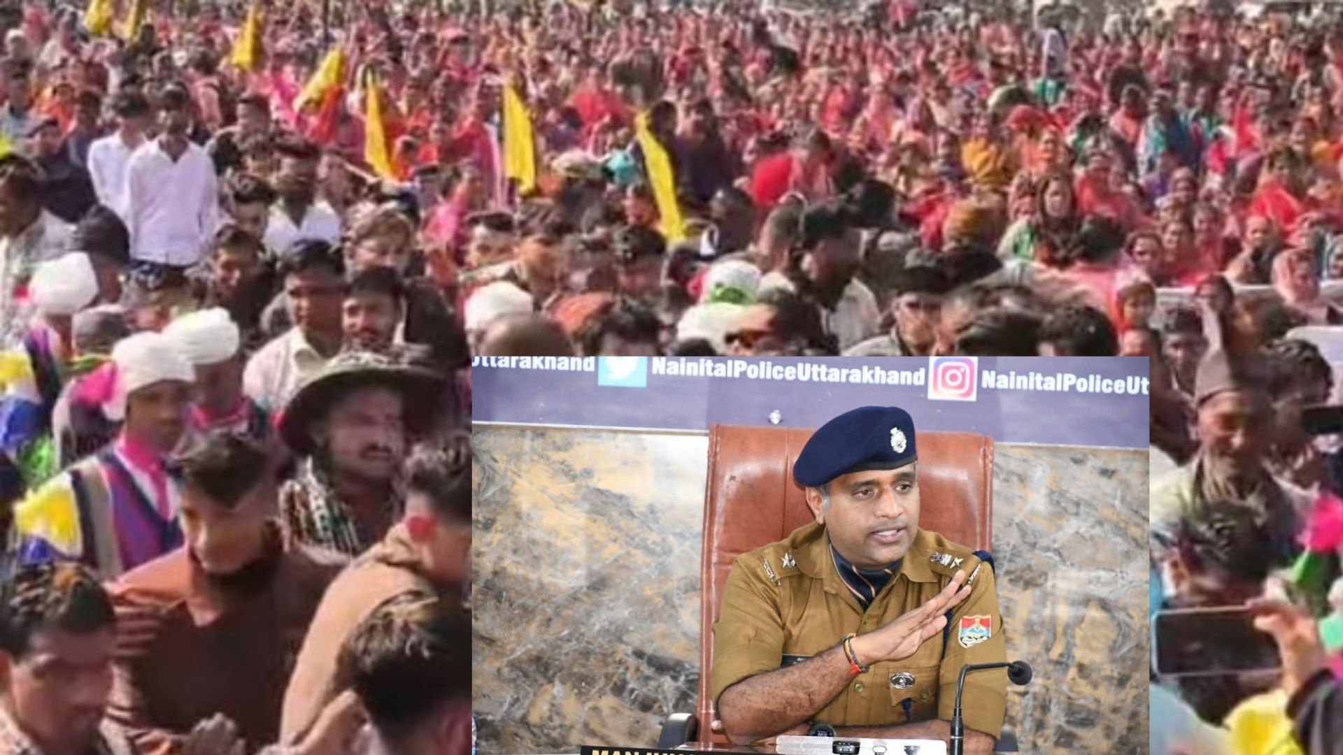 बेतालघाट में भगदड़