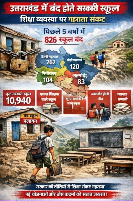 बंद होते सरकारी स्कूल