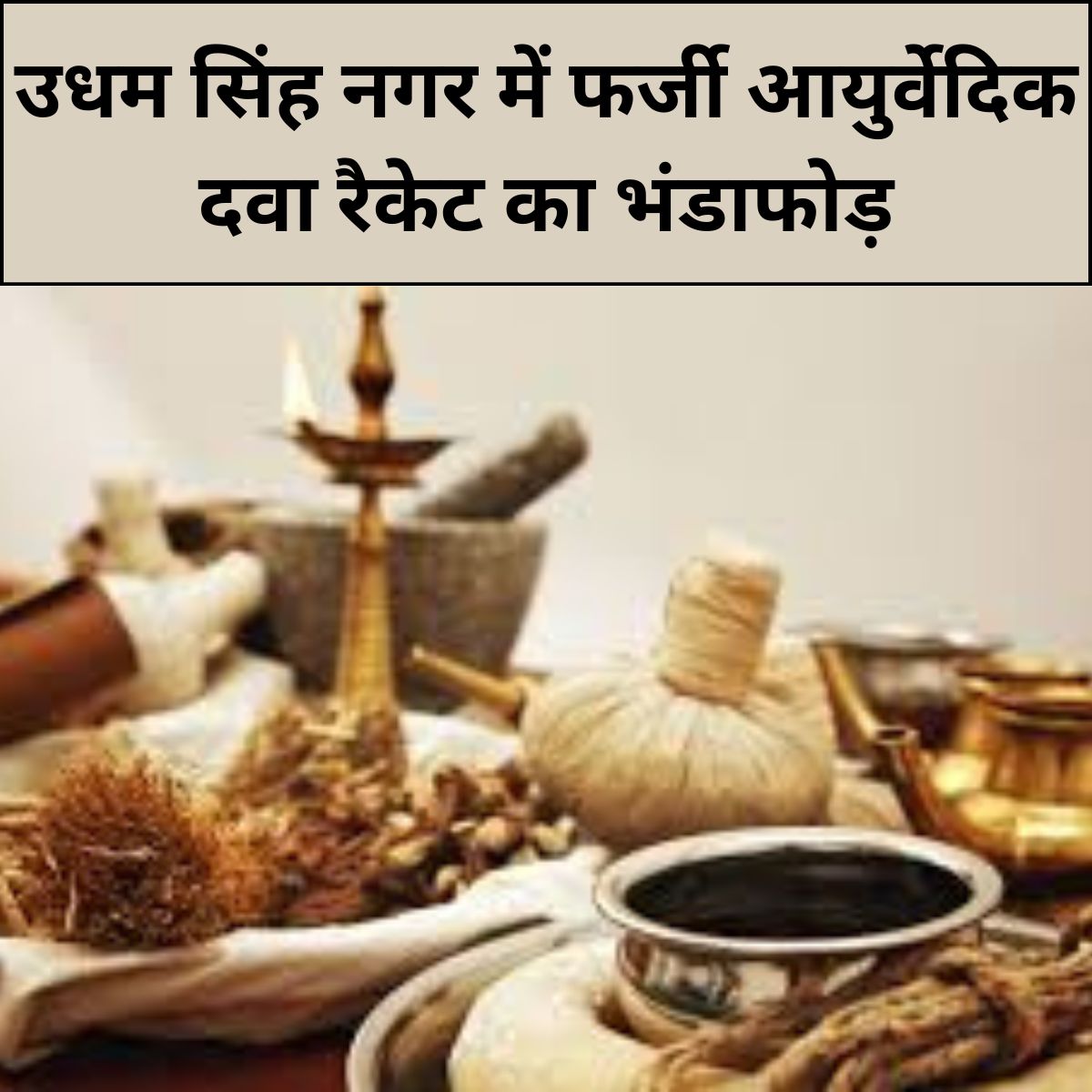 फर्जी आयुर्वेदिक दवा