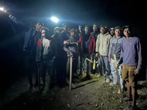 सूर्या जाला तोल के जंगल में शुक्रवार शाम को महिला का अधखाया शव मिला