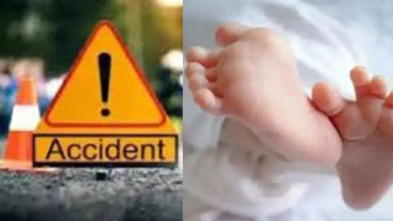 पिकअप के नीचे आने से 2 साल की मासूम की मौत