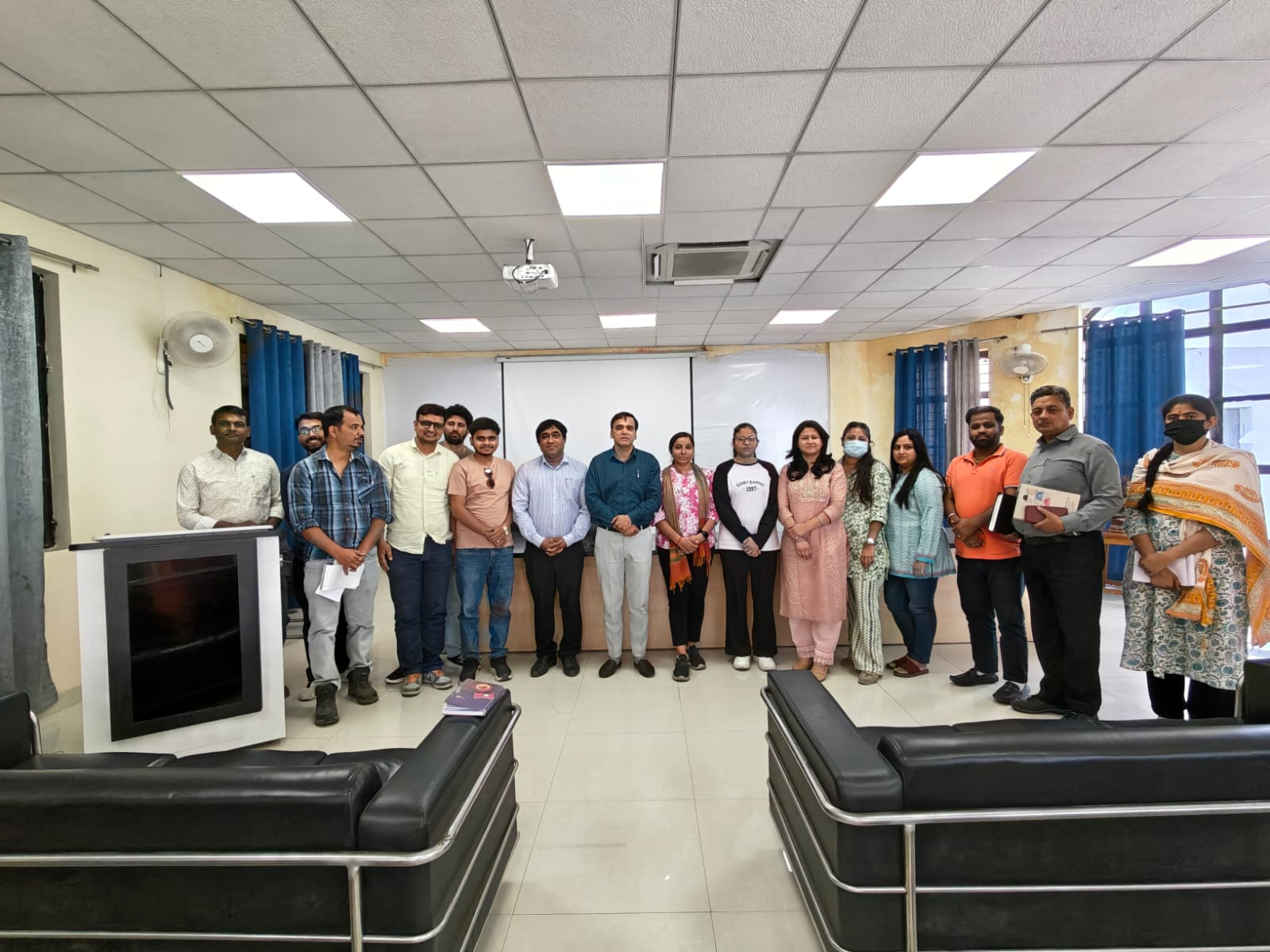 Students attending research workshop at Uttarakhand Open University Haldwani