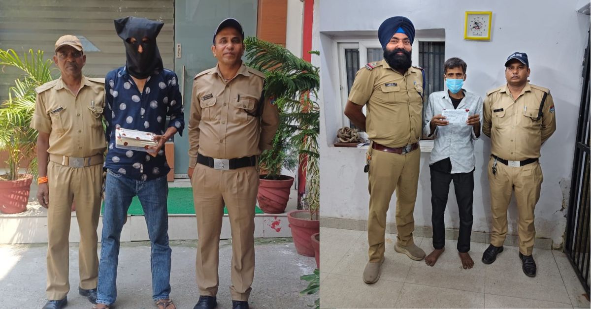 नैनीताल पुलिस की गिरफ्त में अवैध तमंचे, चोरी की बाइक और 200 नशीली गोलियों के साथ खड़े आरोपी रवि नेगी और नसीम अहमद