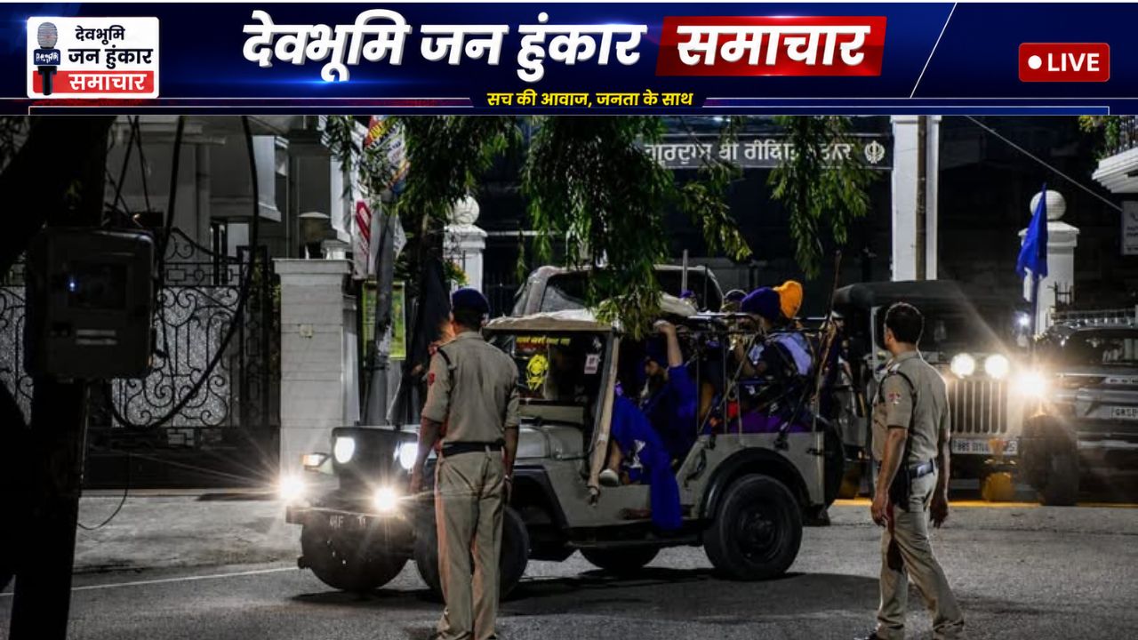 रात 230 बजे वापस लौटा निहंगों का जत्था