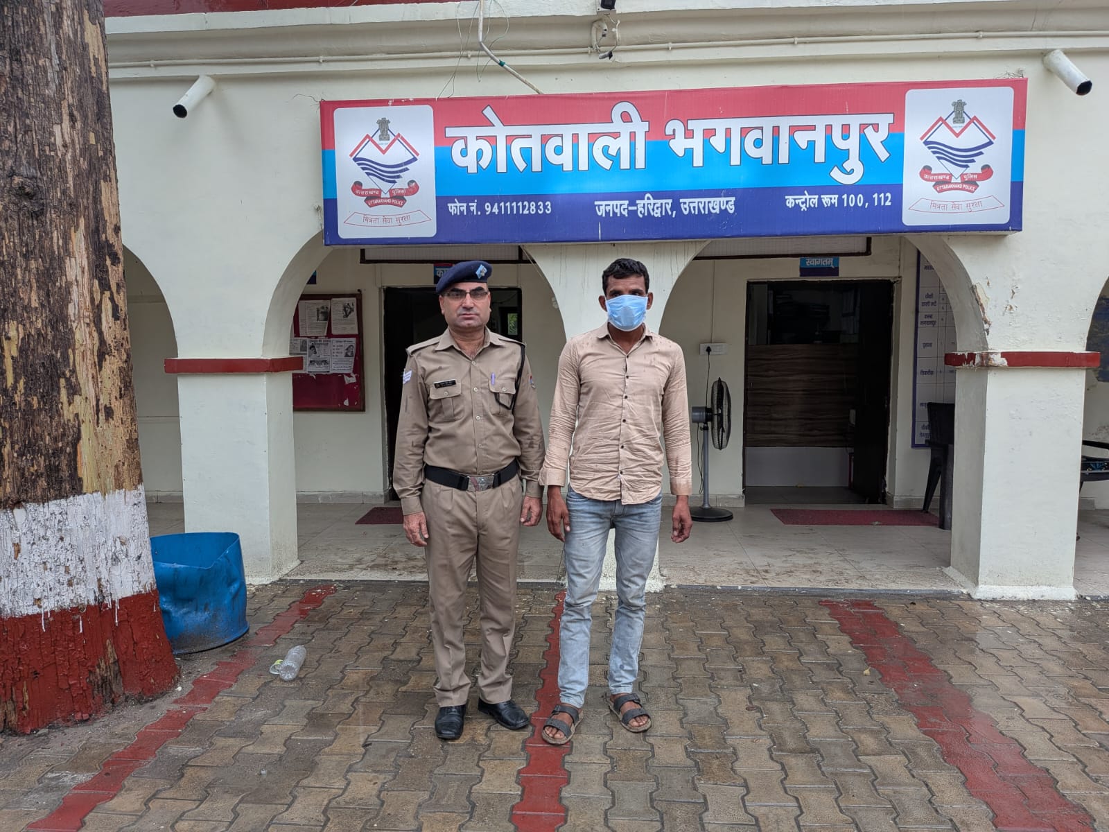 bhagwanpur-haridwar-police-arrested-wanted-accused-nafees-govansh-act.jpg