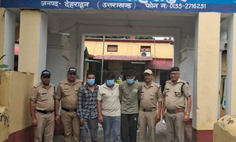 देहरादून के बैरागीवाला हत्याकांड का मुख्य आरोपी अमन और उसके साथी सहसपुर पुलिस की गिरफ्त में