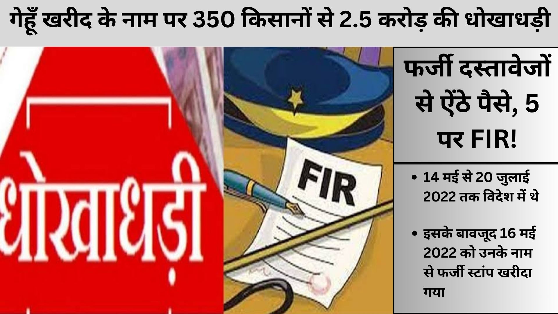 किच्छा में गेहूँ खरीद के नाम पर 2.5 करोड़ की धोखाधड़ी