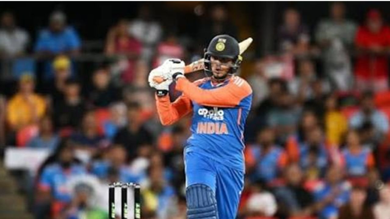 Indian Cricketer Abhishek Sharma Playing Shot in Punjab Inter District Tournament