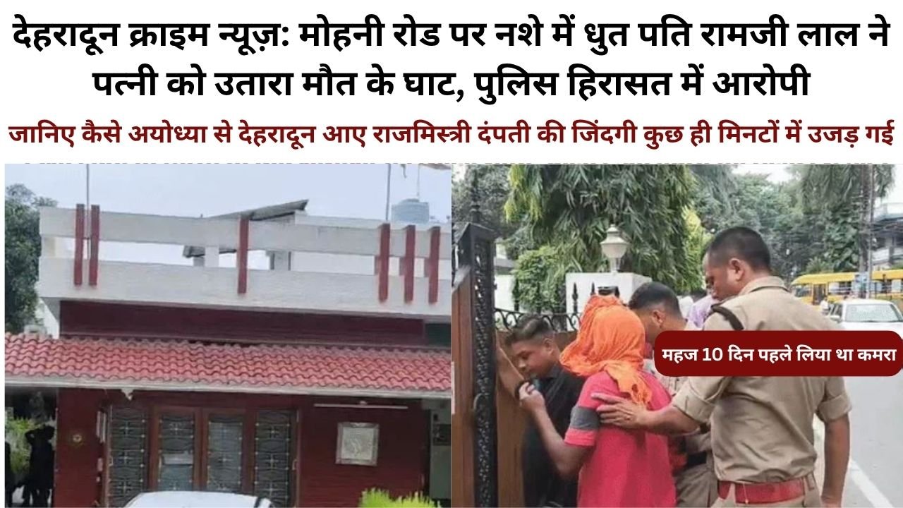 Dehradun Police Station And Mohani Road Area Representing Dalanwala Wife Murder Case