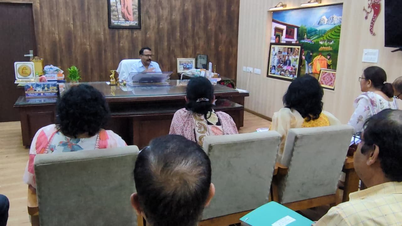 DM Lalit Mohan Rayal Chaired Medical Management Committee Meeting In Haldwani