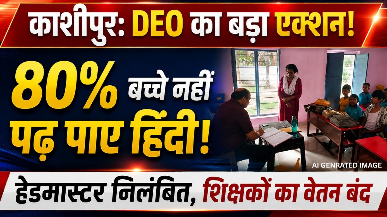 DEO Harendra Kumar Mishra Inspecting Kashipur Primary School
