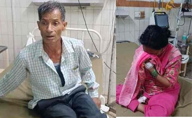 GRP Kathgodam Police Rescuing Unconscious Nepalese Couple at Lalkuan Railway Station