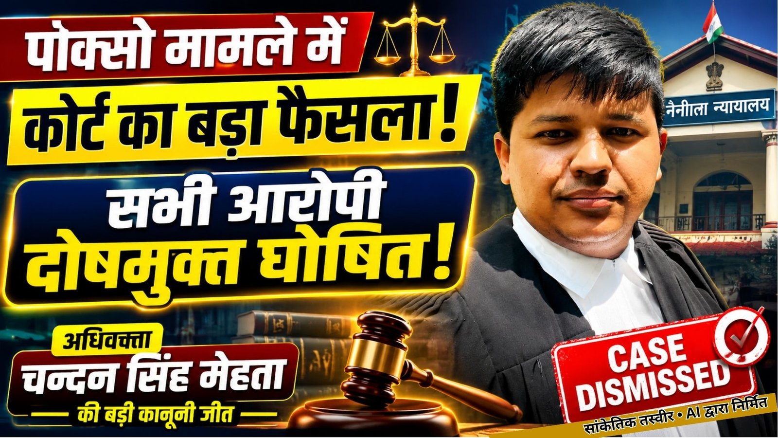 Nainital District Court Building Representing Legal Verdict In POCSO Case
