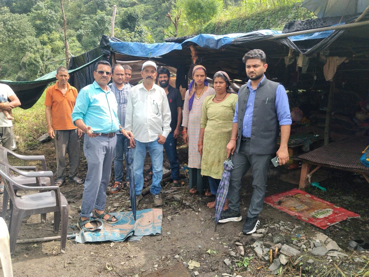 Uttarakhand Flood And Landslide Disaster Concept Representing Maluatal Bhimtal