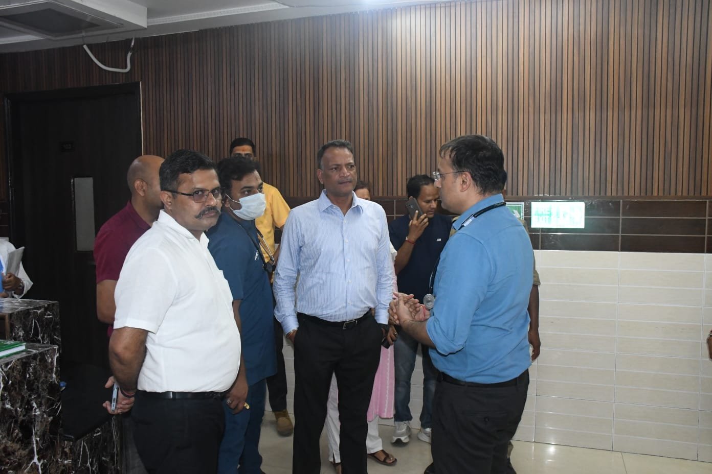 Uttarakhand Administration Concept Representing CDO Hospital Inspection In Haldwani