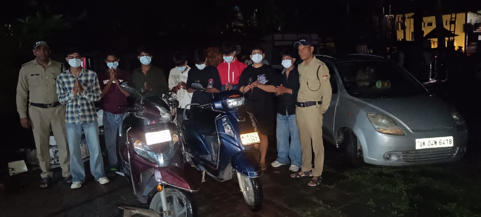 Uttarakhand Police Station Concept Representing Hooliganism Action In Haldwani Kathgodam