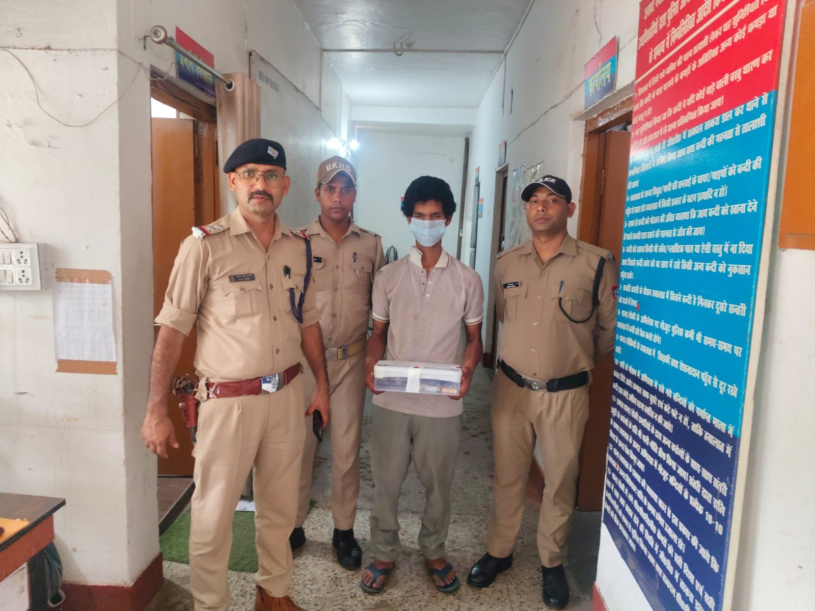 Uttarakhand Police Concept Representing Operation Prahar Arrest In Haldwani
