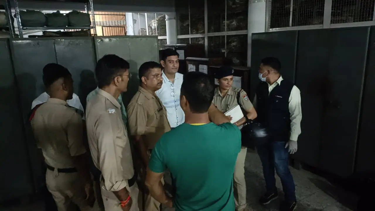 Uttarakhand Police Station And RTO Office Representing Firing Incident In Haldwani