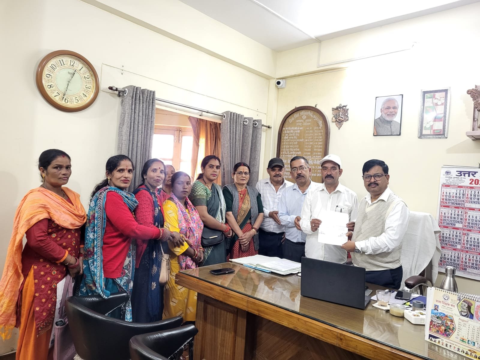 Uttarakhand Education Concept Representing School Safety Memorandum In Jungaliya Gaon