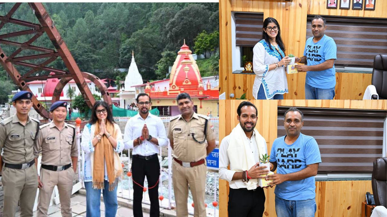 Uttarakhand Cultural Concept Representing Hanuman Ansh Team In Kainchi Dham