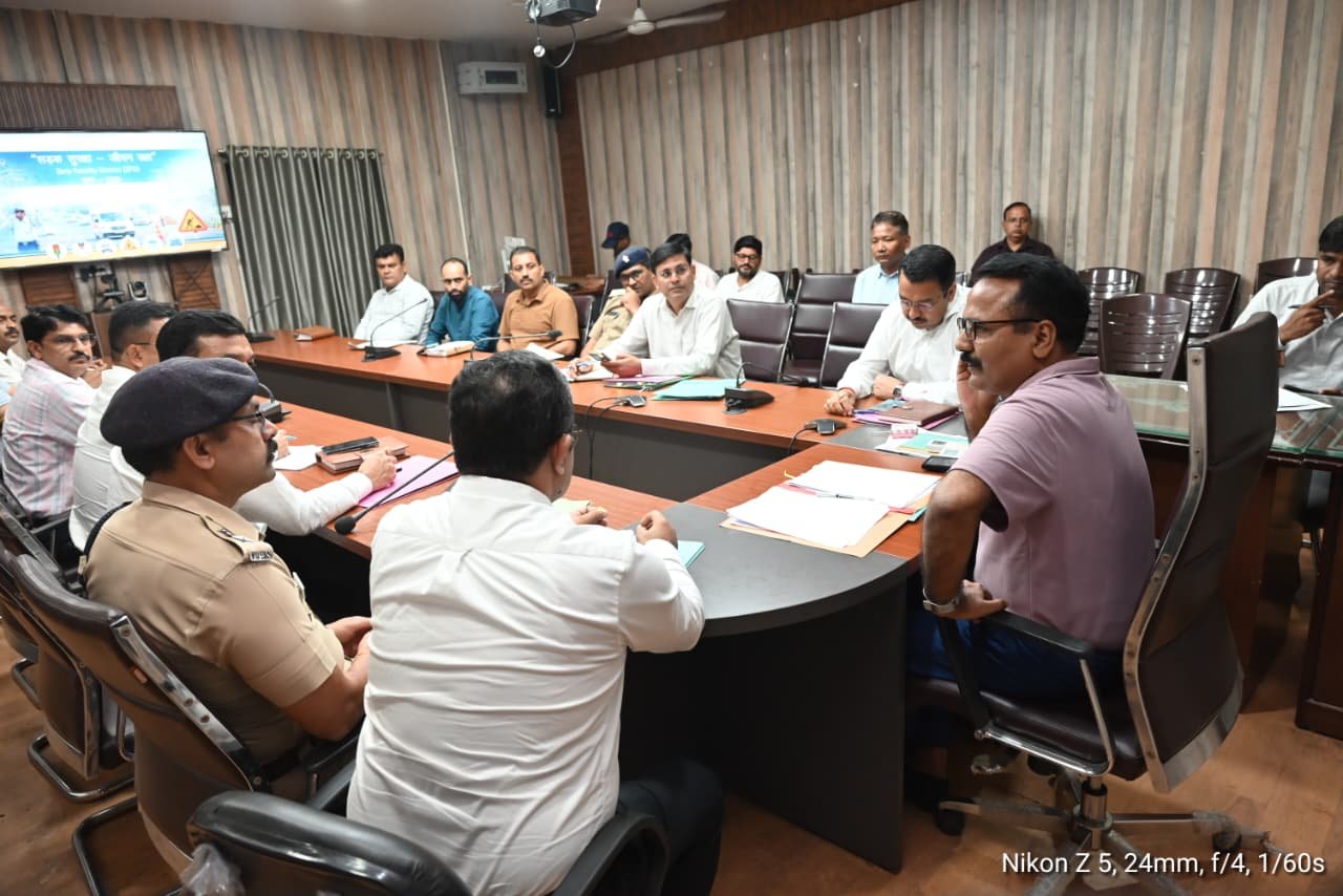 Uttarakhand Administration Concept Representing Road Safety Meeting In Haldwani