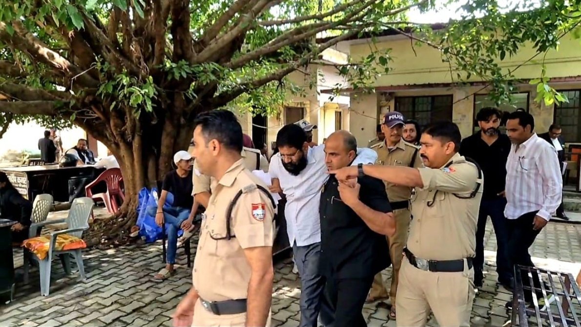 Uttarakhand Court And Police Concept Representing Mahesh Tamta Surrender In Ramnagar Case