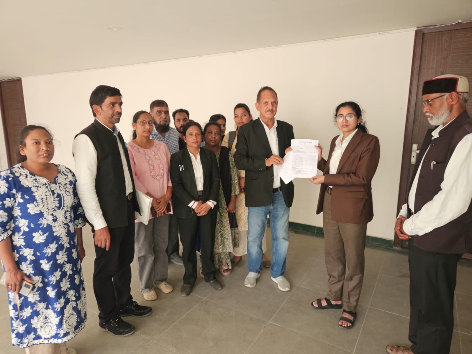 Uttarakhand Political Concept Representing UPAP Government Land Protest In Almora