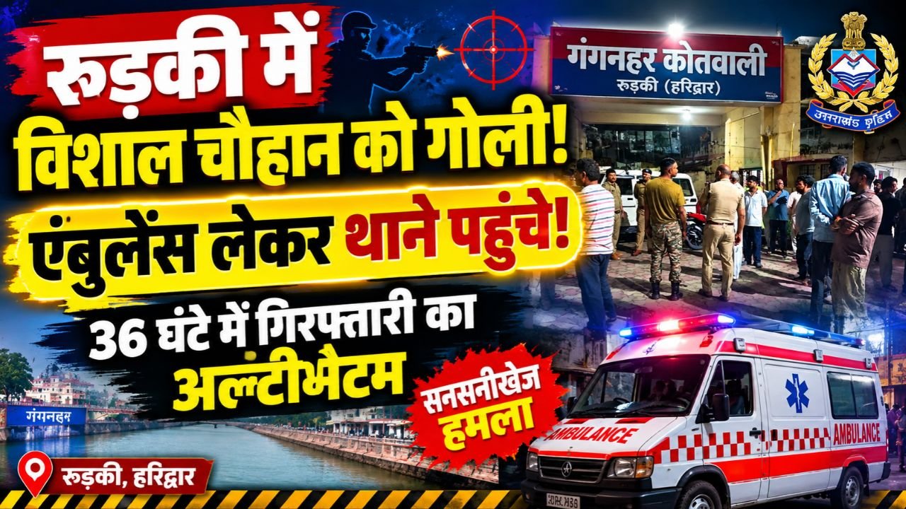 Uttarakhand Crime Concept Representing Roorkee Shooting Protest At Gangnahar Kotwali