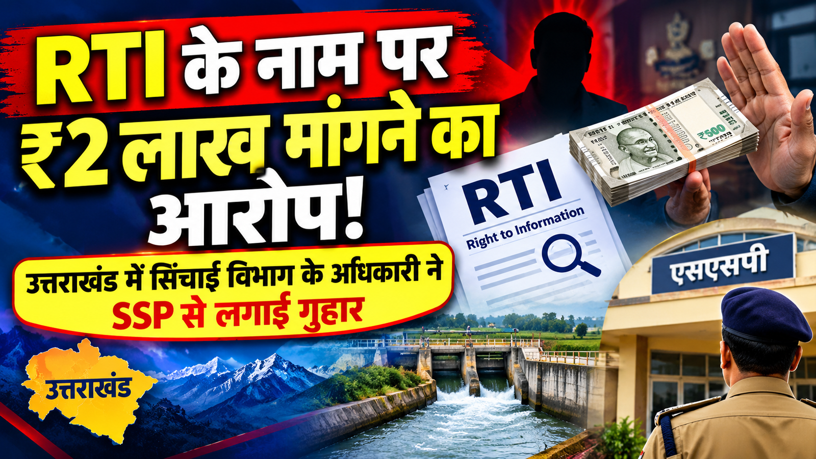 देहरादून में RTI आवेदन से जुड़े कथित दो लाख रुपये मांगने के मामले को दर्शाती सांकेतिक तस्वीर
