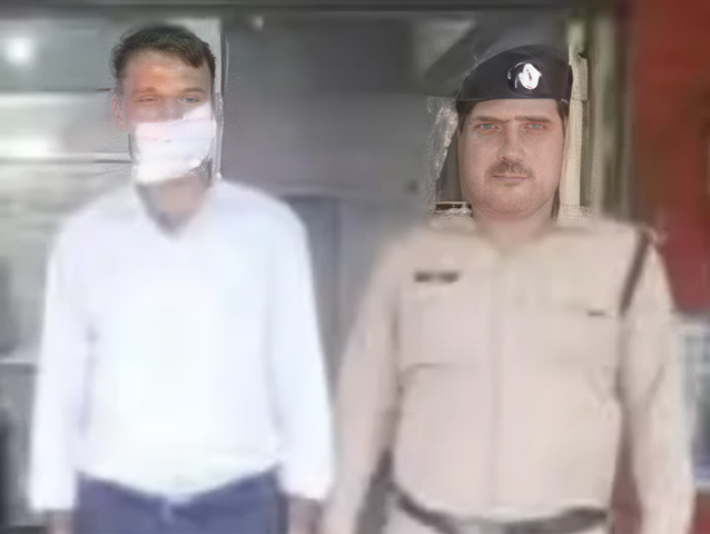 Uttarakhand Crime Concept Representing Recruitment Fraud and Biometric Verification at AIIMS Rishikesh