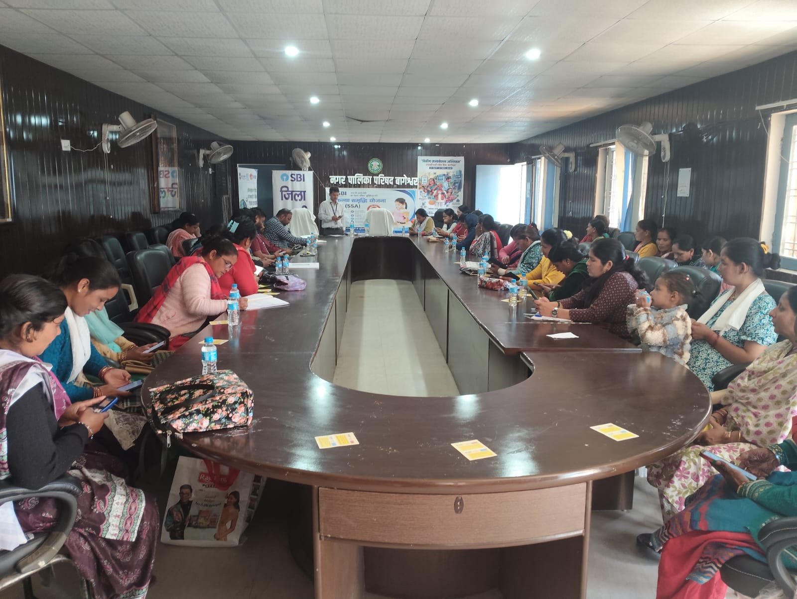 Uttarakhand Development Concept Representing Financial Inclusion Camp in Bageshwar Nagar Palika