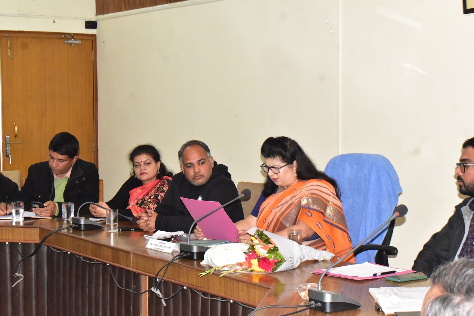 Uttarakhand Administration Concept Representing State Minister Bhavana Mehra Review Meeting in Nainital