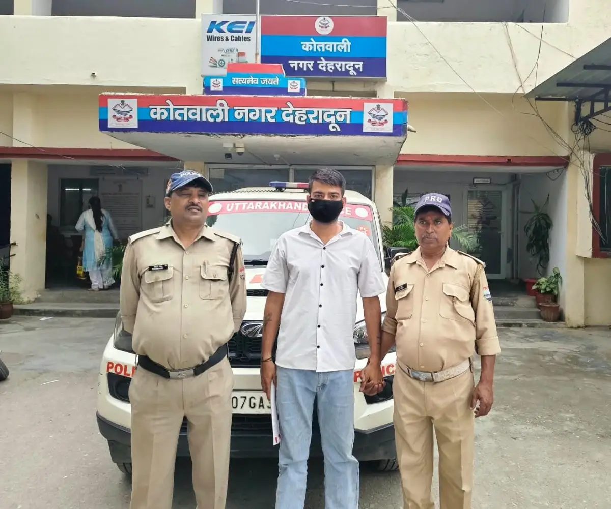 Uttarakhand Crime Concept Representing Hospital Emergency Attack and Police Arrest in Dehradun Doon Hospital
