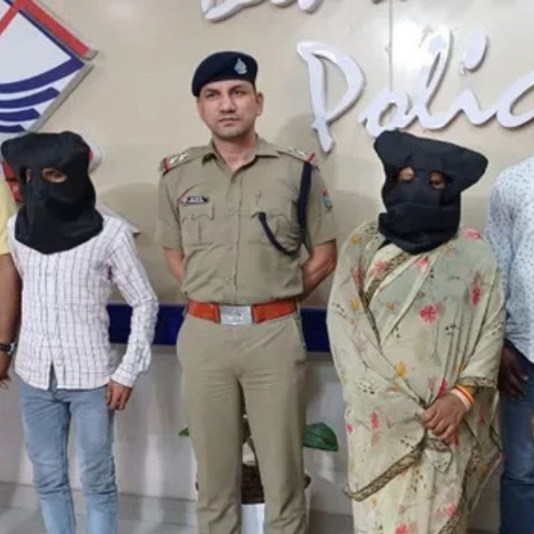Uttarakhand Crime Concept Representing Manduwala Murder Case and Police Arrest in Dehradun