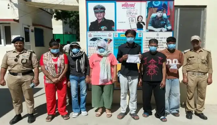 Uttarakhand Crime Concept Representing Sex Racket Bust and Minor Rescue in Patel Nagar Dehradun