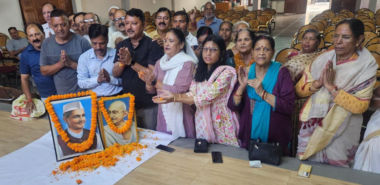 Uttarakhand Political Concept Representing Gandhi Shastri Jayanti Celebration in Haldwani Swaraj Ashram