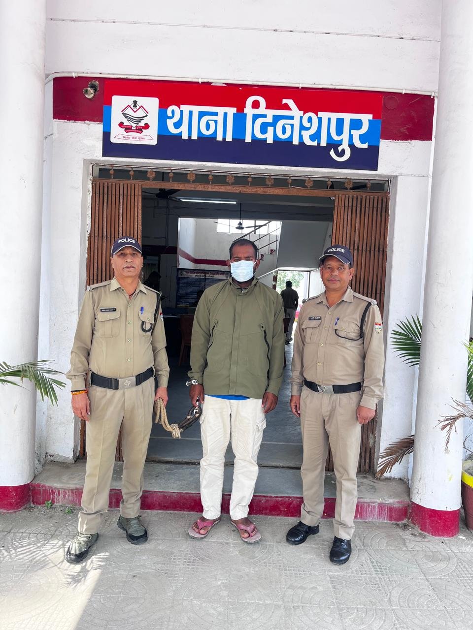Uttarakhand Women Safety Concept Representing Gaura Shakti App and Police Action in Udham Singh Nagar