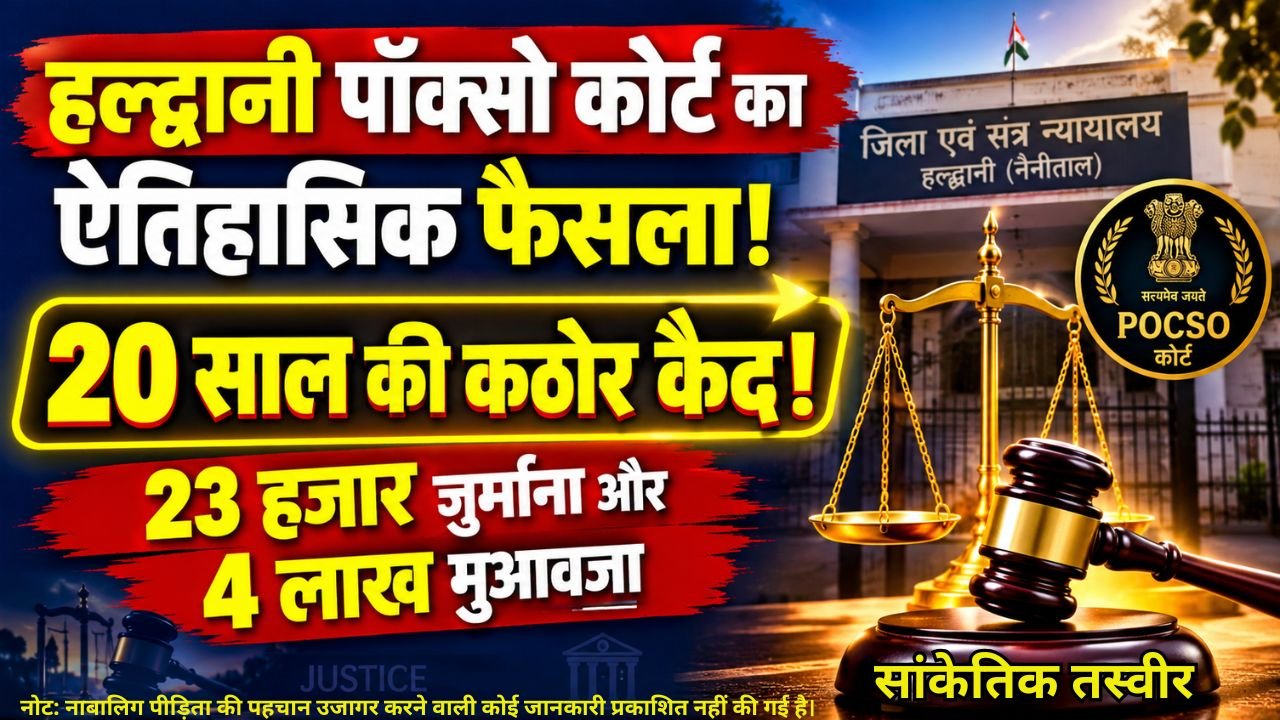 Uttarakhand Legal Concept Representing POCSO Court Judgment and Sentence in Haldwani