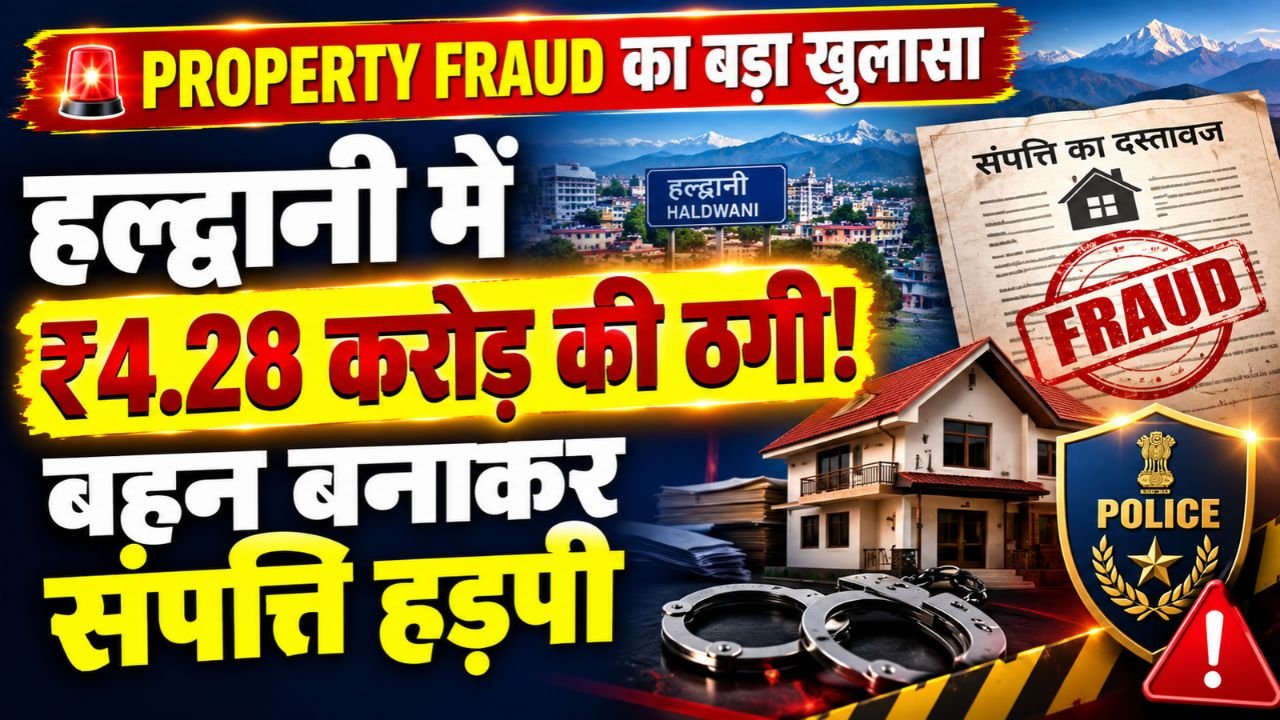 Uttarakhand Crime Concept Representing Property Fraud and Bank Loan Scam in Haldwani