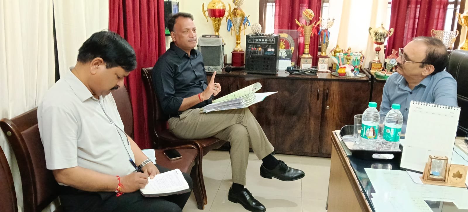 Uttarakhand Education Concept Representing School Inspection in Haldwani