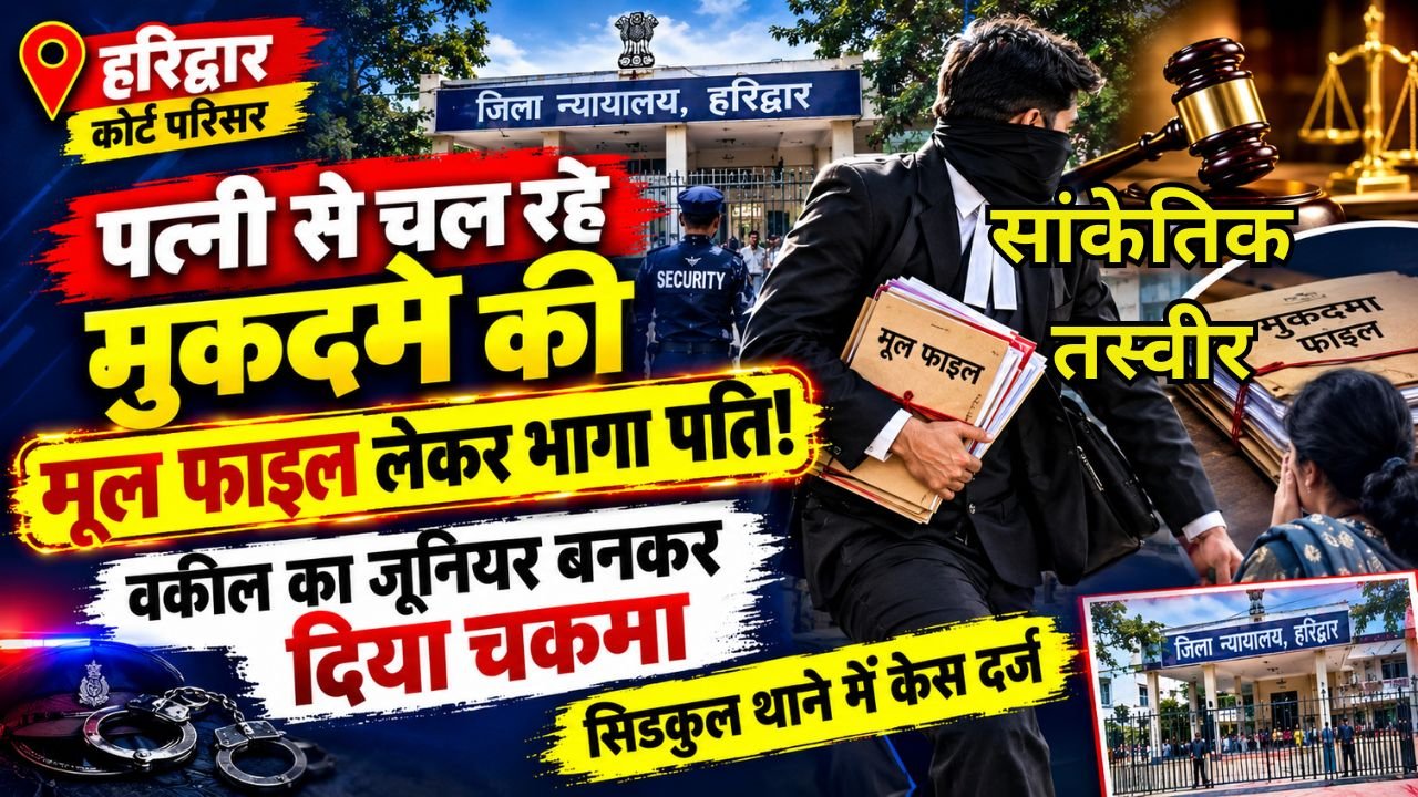 Uttarakhand Legal Concept Representing Court File Theft and Family Court in Haridwar