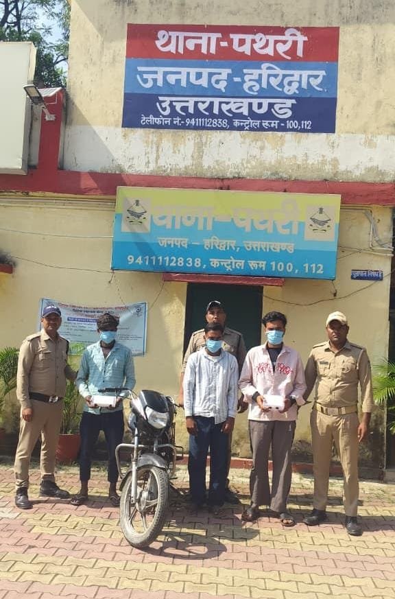 Uttarakhand Crime Concept Representing Fast Police Action and Robbery Recovery in Haridwar