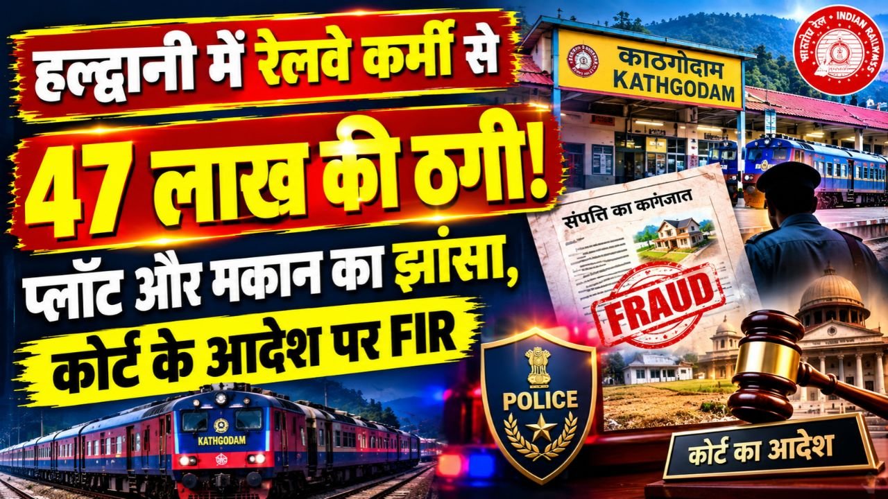 Uttarakhand Crime Concept Representing Railway Employee Fraud in Kathgodam Haldwani