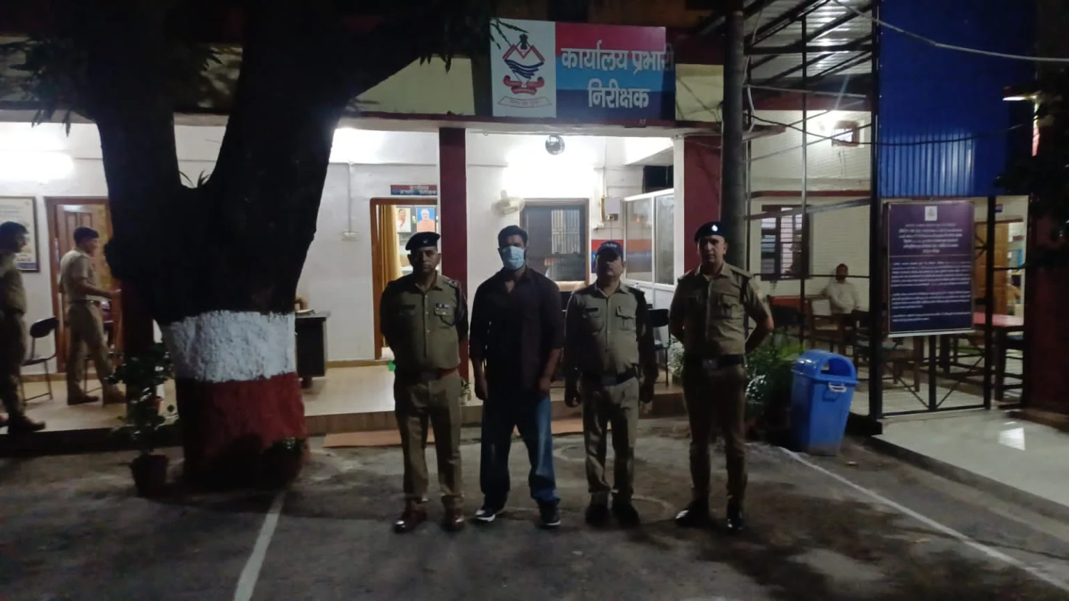 Uttarakhand Crime Concept Representing Social Media Dispute and Police Action in Kotdwar