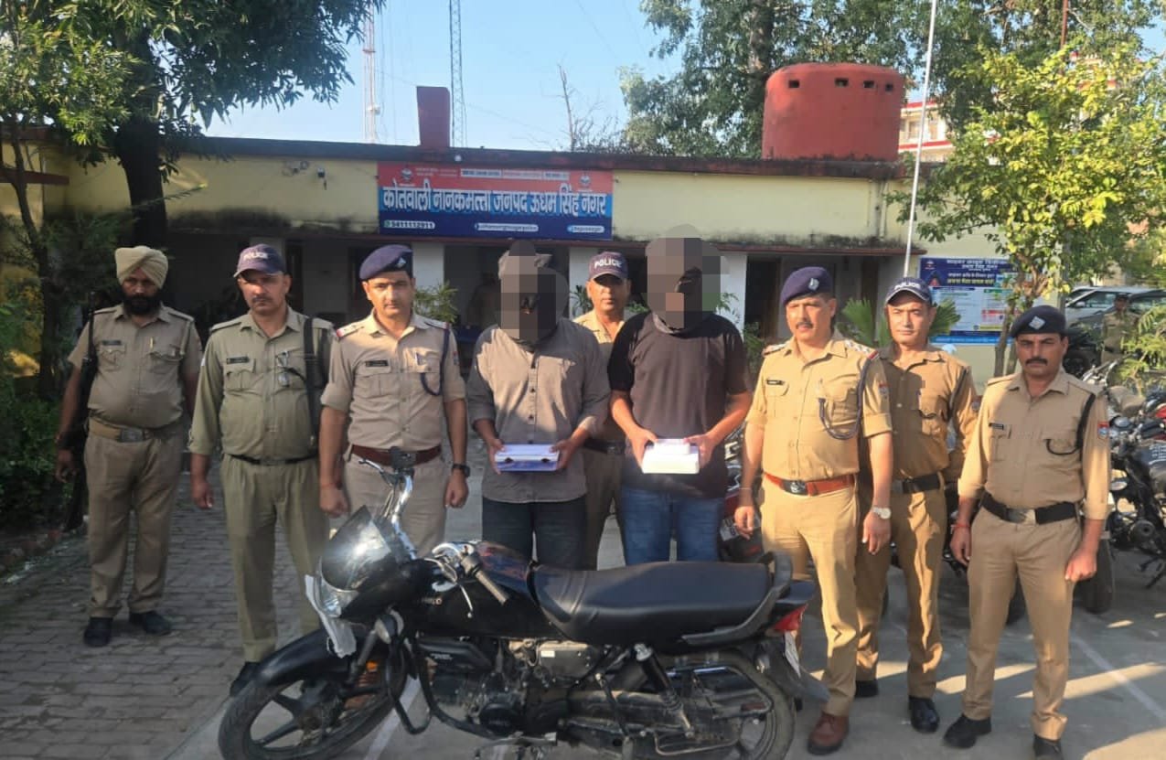 Uttarakhand Crime Concept Representing Case Solved and Police Arrest in Nanakmatta Udham Singh Nagar